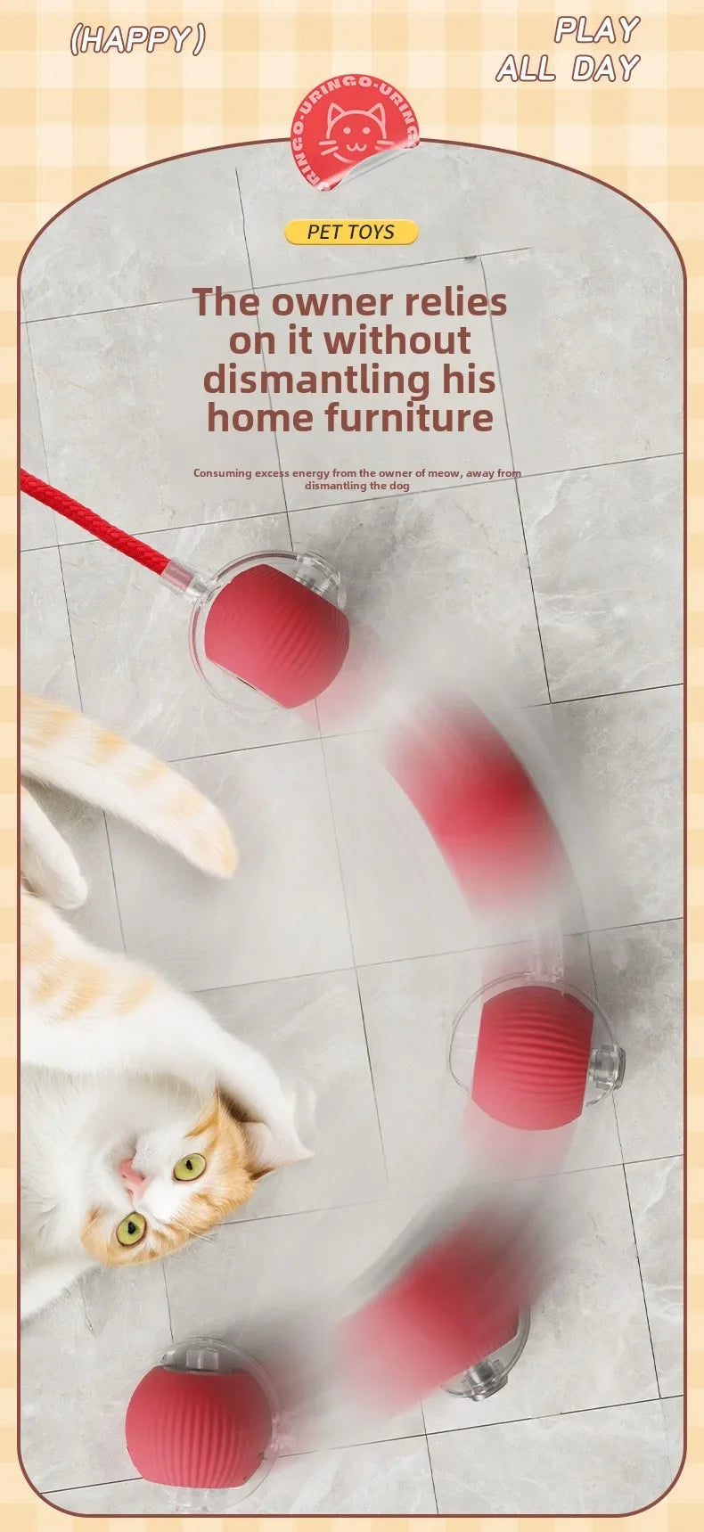 Interactive Dog Ball Automatic Puppy Toys for Puppies Dogs Toy Pet Balls Cats Products Intelligence Moving Small Supplies Home