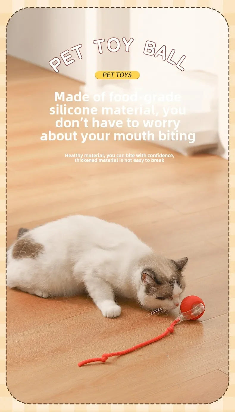 Interactive Dog Ball Automatic Puppy Toys for Puppies Dogs Toy Pet Balls Cats Products Intelligence Moving Small Supplies Home