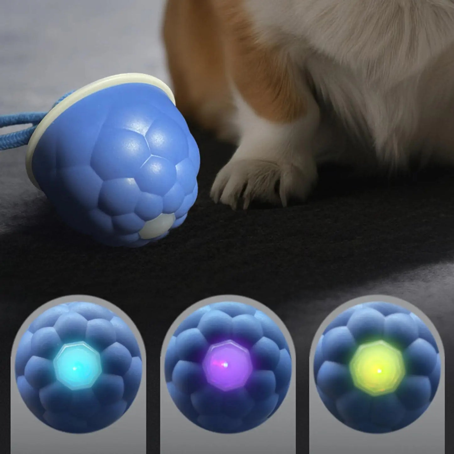 Interactive Dog Ball Active Rolling Ball For Dogs Motion Activated Automatic Pet Supplies With Light Sound For Small Medium