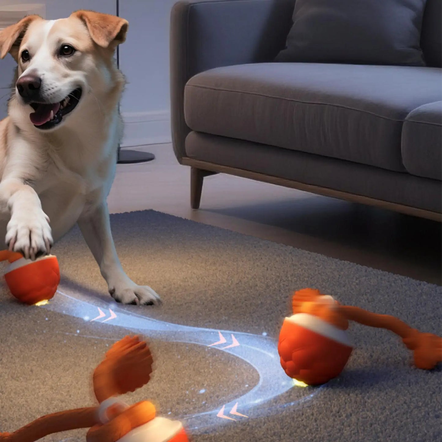 Interactive Dog Ball Active Rolling Ball For Dogs Motion Activated Automatic Pet Supplies With Light Sound For Small Medium